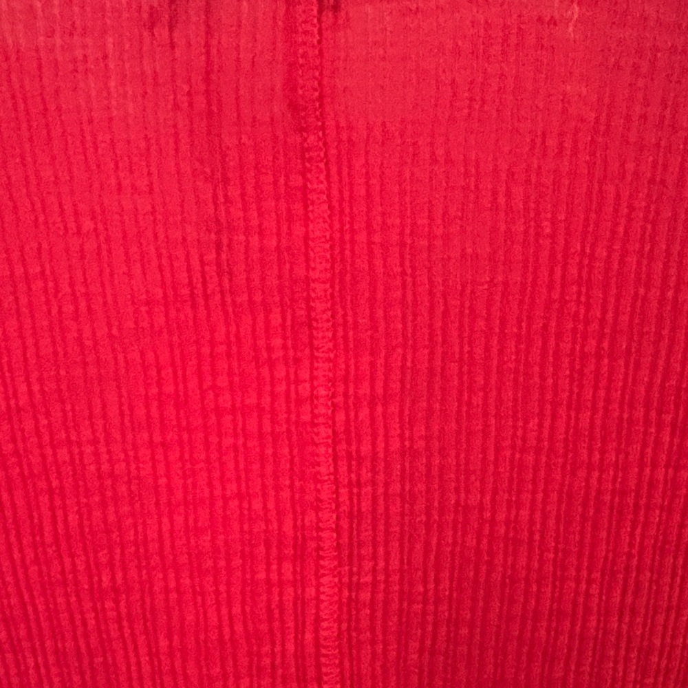 Michael Stars NWT Red Button-Up V-Neck Cardigan - Picture 9 of 9